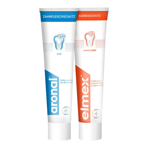 Aronal Elmex Doppelschutz Zahnpasta