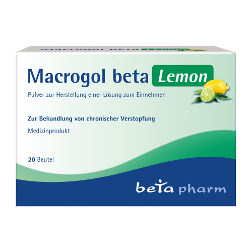 Macrogol beta Lemon Pulver zur Herstellung einer Lösung