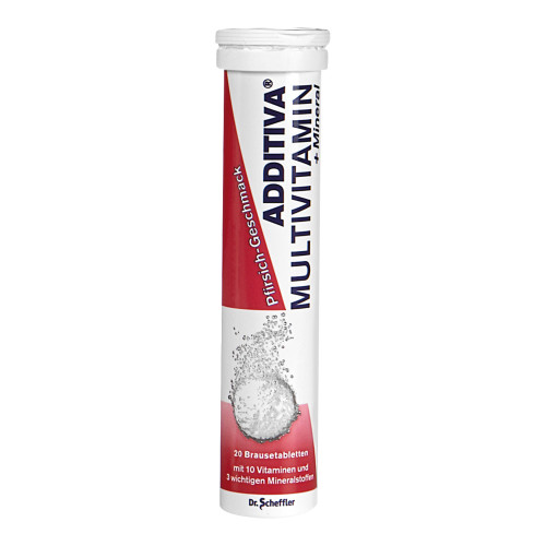 Additiva Multivitamin+Mineral Pfirsich R Brausetabletten