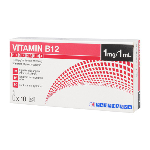 Panpharma Vitamin B12 1000 µg/ml Injektionslösung