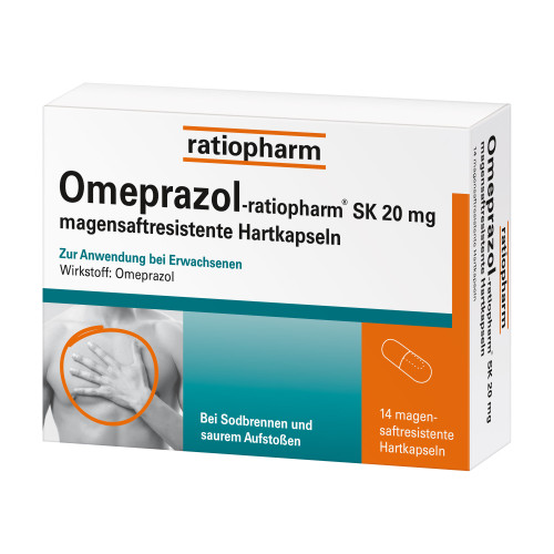 Omeprazol-ratiopharm SK 20 mg Hartkapseln