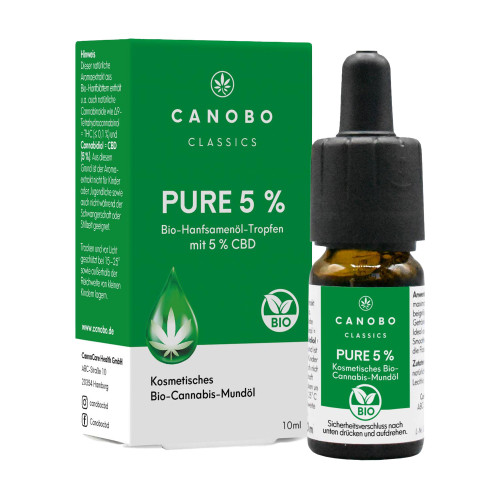 Canobo PURE 5% Bio CBD Mundöl