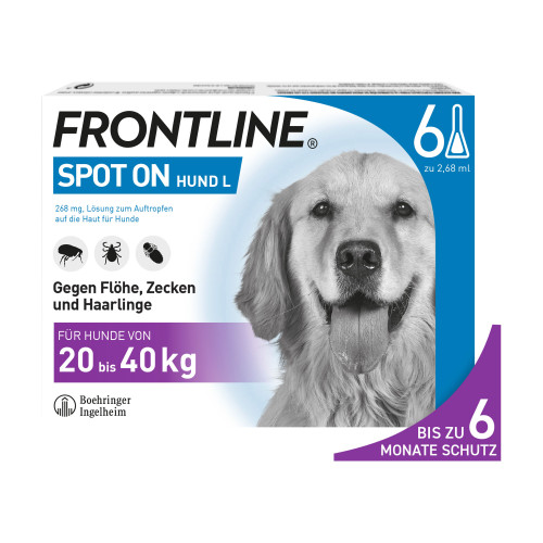 Frontline Spot on H 40 Lösung für Hunde