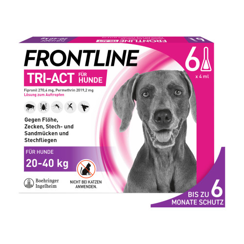 Frontline Tri-Act Lösung zum Auftropfen für Hunde 20-40kg