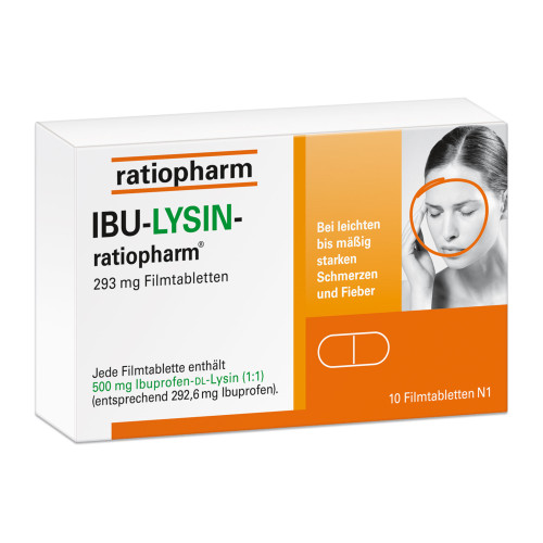 IBU-LYSIN-ratiopharm 293 mg Filmtabletten