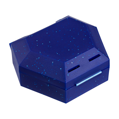 Zahnspangenbox mit Kordel blau