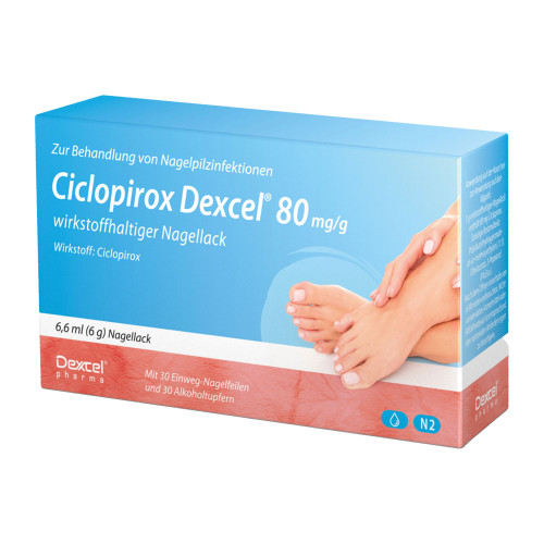 Ciclopirox Dexcel 80 mg/g wirkstoffhaltiger Nagellack