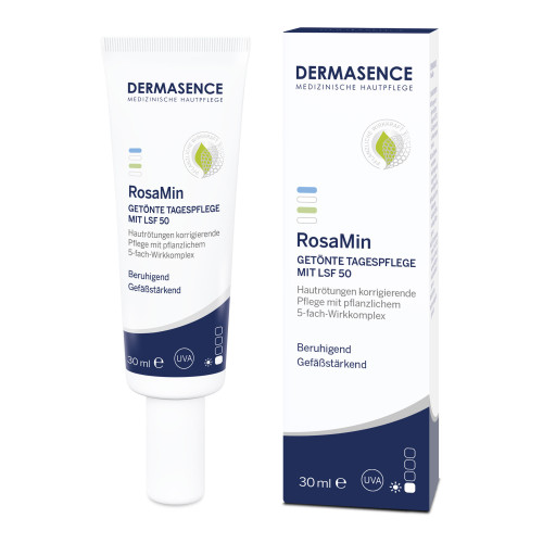 Dermasence RosaMin Getönte Tagespflege LSF 50