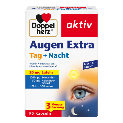 Doppelherz aktiv Augen Extra Tag+Nacht Kapseln