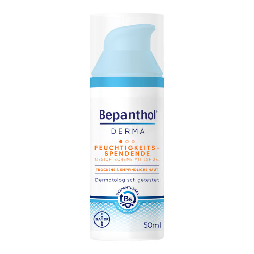 Bepanthol DERMA Feuchtigkeitsspendende Gesichtscreme LSF25