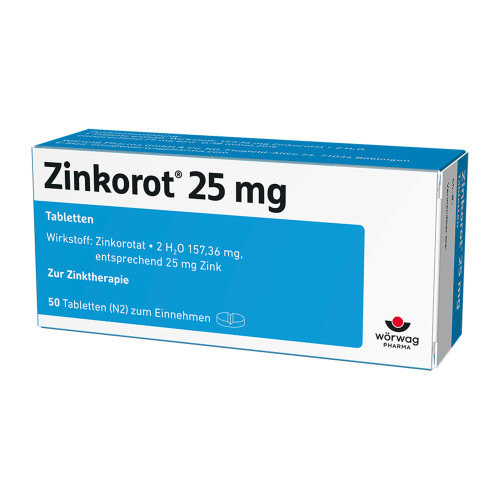 Zinkorot 25 mg Tabletten