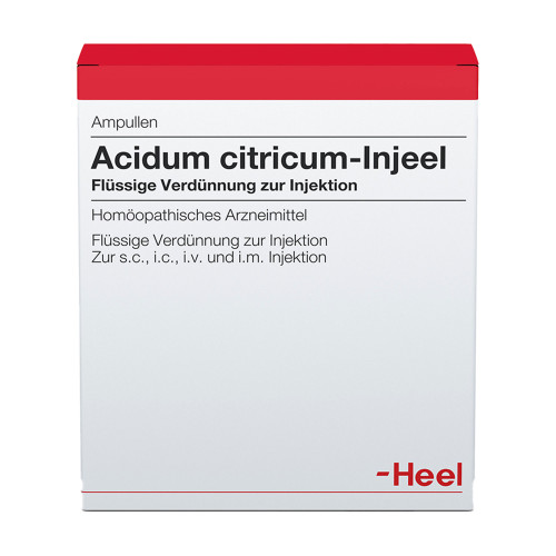 Acidum citricum-Injeel, Verdünnung zur Injektion