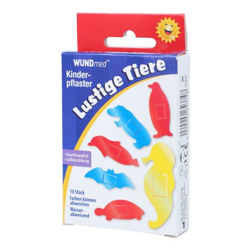 WUNDmed Kinderpflaster lustige Tiere