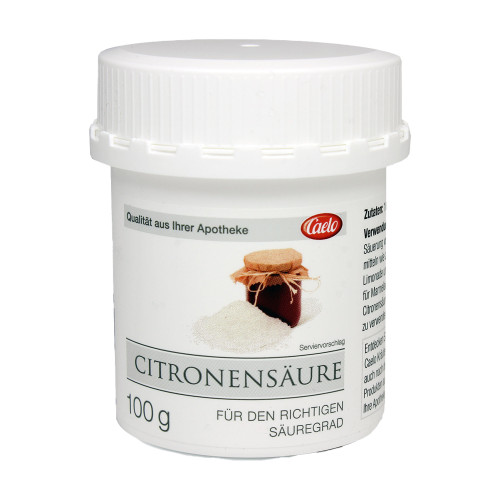 Citronensäure für Lebensmittel Caelo HV-Packung