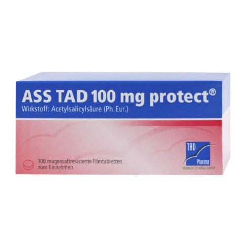 ASS TAD 100 mg protect magensaftres. Filmtabletten