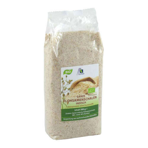 Avitale Ganze Flohsamenschalen Indisch Bio