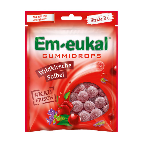 Em-eukal Gummidrops Wildkirsche-Salbei zuckerhaltig