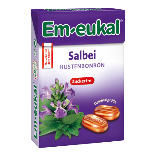 Em-eukal Salbei Bonbons Box zuckerfrei