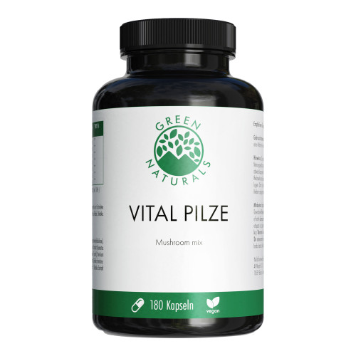 GREEN NATURALS Vital Pilze vegane Kapseln