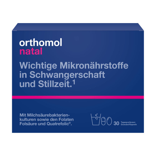 Orthomol Natal 30 Granulat/Kapseln Kombipackung