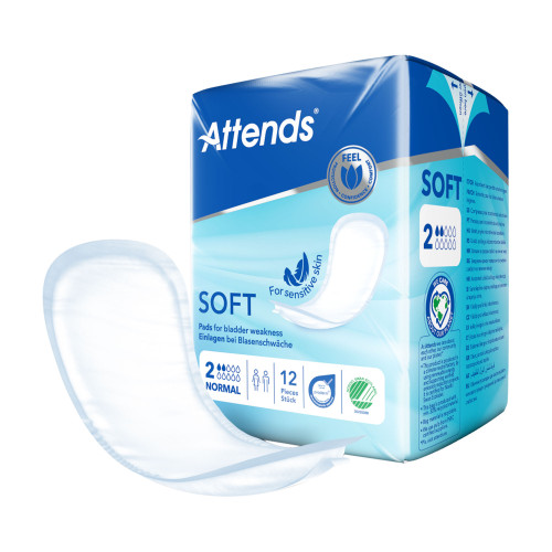 Attends Soft 2 Normal Inkontinenteinlagen