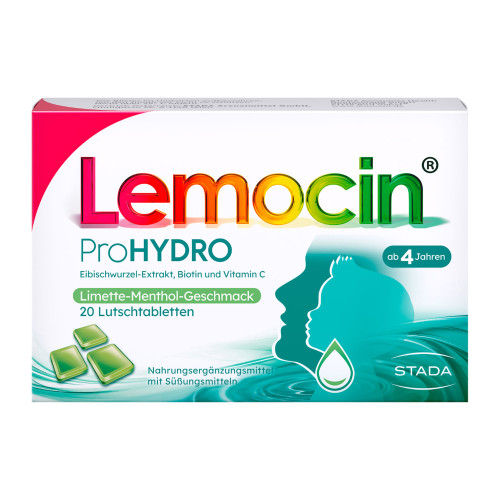 Lemocin ProHydro Limette-Menthol Lutschtabletten