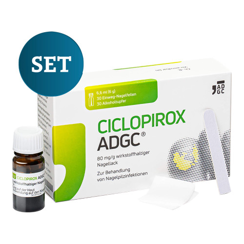 Ciclopirox Adgc 80 mg/g wirkstoffhaltiger Nagellack
