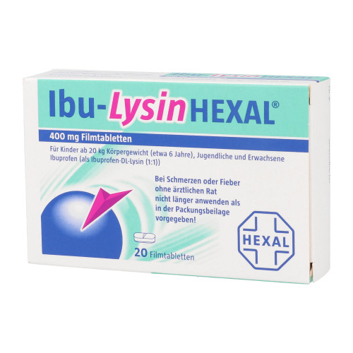 Ibu-Lysin HEXAL Filmtabletten bei Schmerzen und Fieber