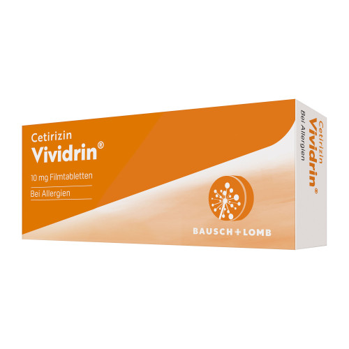 Cetirizin Vividrin 10 mg Allergietabletten
