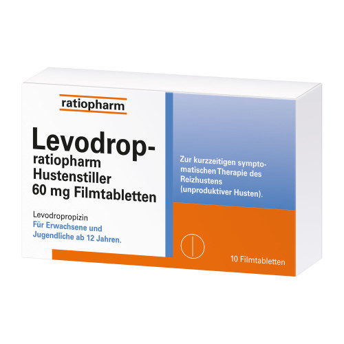 Levodrop-ratiopharm Hustenstiller 60 mg Filmtabletten