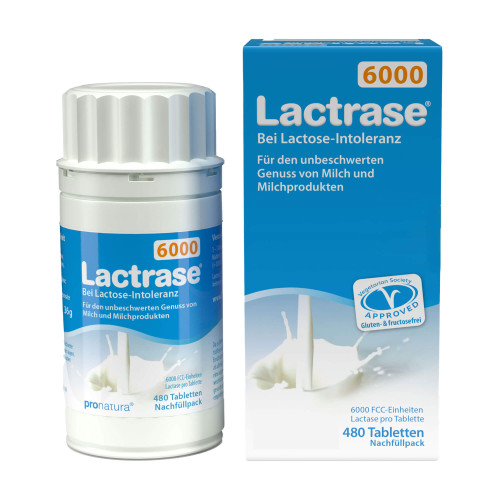 Lactrase 6.000 FCC Tabletten Nachfüllpack