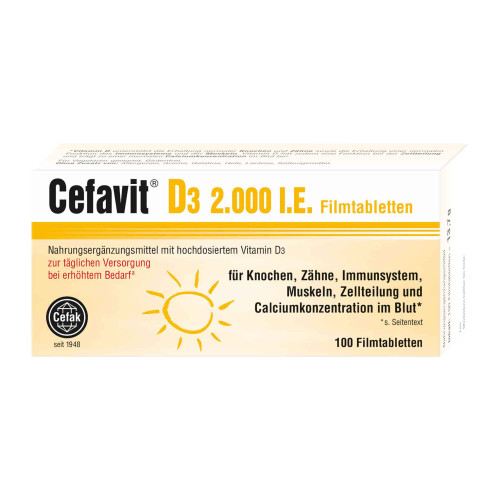 Cefavit D3 2.000 I.E. Filmtabletten