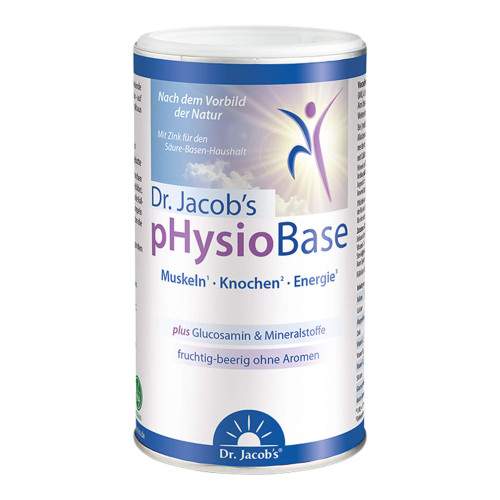 Dr. Jacob's pHysioBase Basen-Citrat-Basenpulver + Glucosamin