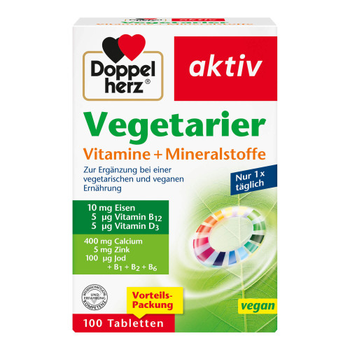 Doppelherz aktiv Vegetarier Vitamine + Mineralstoffe