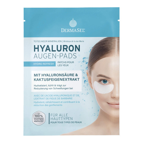 DermaSel Totes Meer Mineralien Hyaluron Augen-Pads