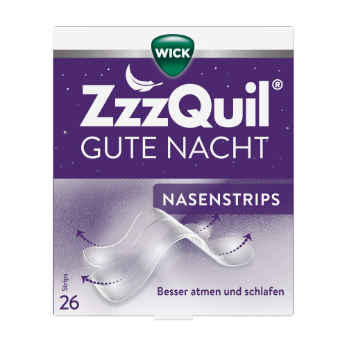 Wick ZzzQuil Gute Nacht Nasenstrips