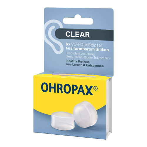 Ohropax Clear Silikon Vor-Ohr Stöpsel