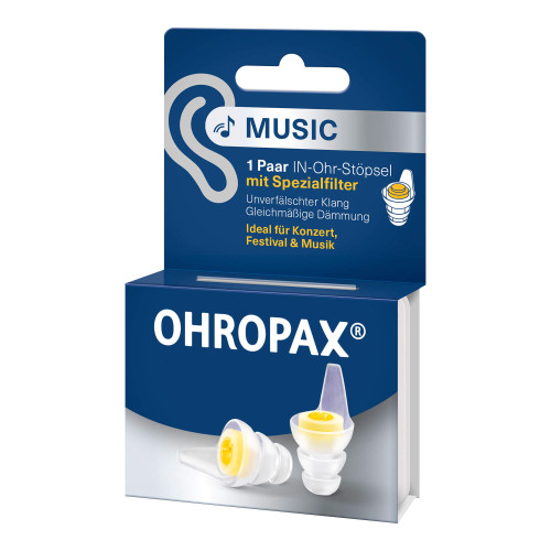 Ohropax Music Filterstöpsel In-Ohr
