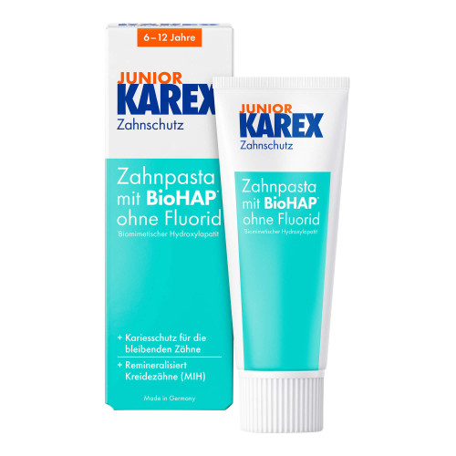 Junior Karex Zahnpasta mit BioHAP