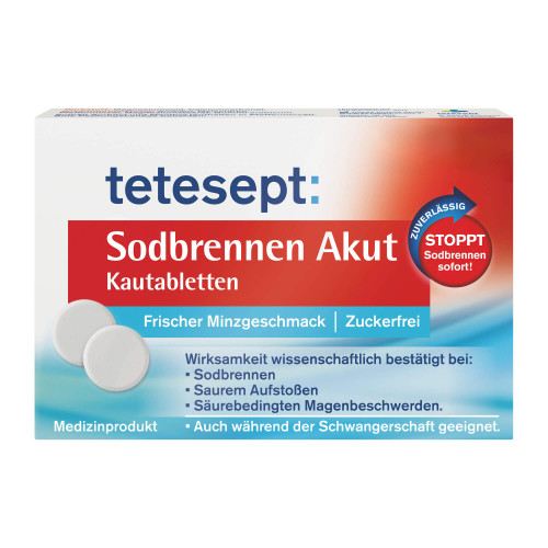 Tetesept Sodbrennen Akut Kautabletten