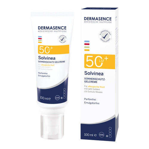 Dermasence Solvinea Sonnenschutz-Gelcreme LSF 50+