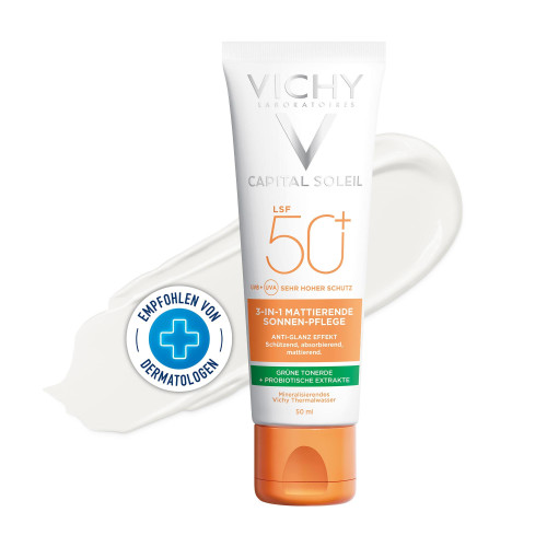 Vichy Capital Soleil 3-in-1 Mattierende Sonnenpflege LSF50+