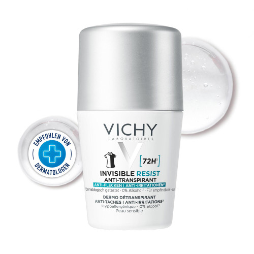 Vichy Deo Roll-on 72h Anti-Flecken Invisible