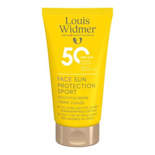 Widmer Face Sun Protection Sport 50 Creme leicht parfümiert