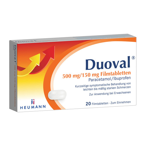 Duoval 500 mg/150 mg Filmtabletten