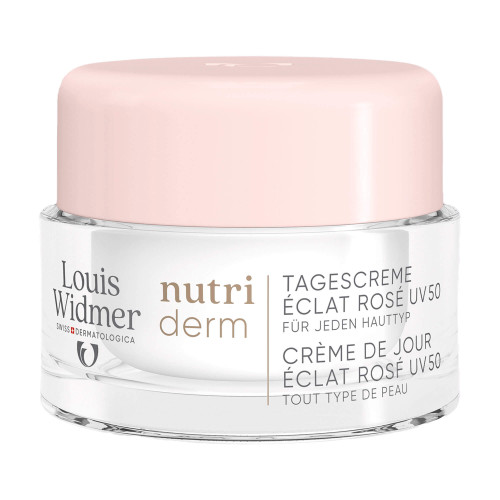 Widmer nutriderm Tagescreme Éclat Rosé UV 50 unparfümiert