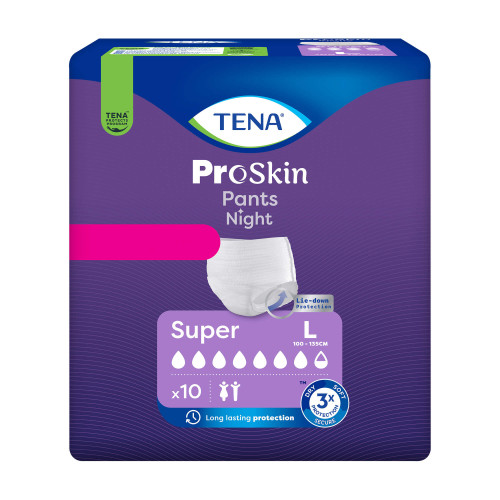 Tena ProSkin Pants Night Super L bei Inkontinenz