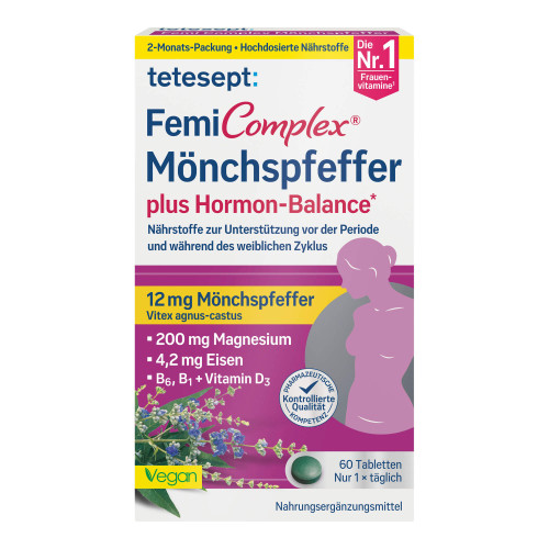 Tetesept FemiComplex Mönchspfeffer Filmtabletten