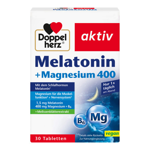 Doppelherz aktiv Melatonin + Magnesium 400 Tabletten