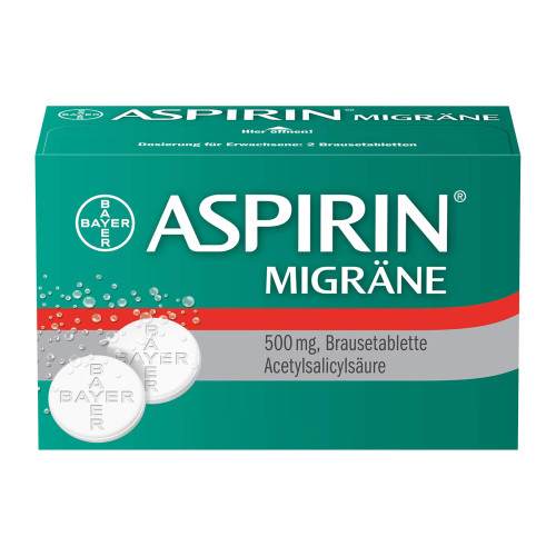Aspirin Migräne 500 mg Brausetabletten